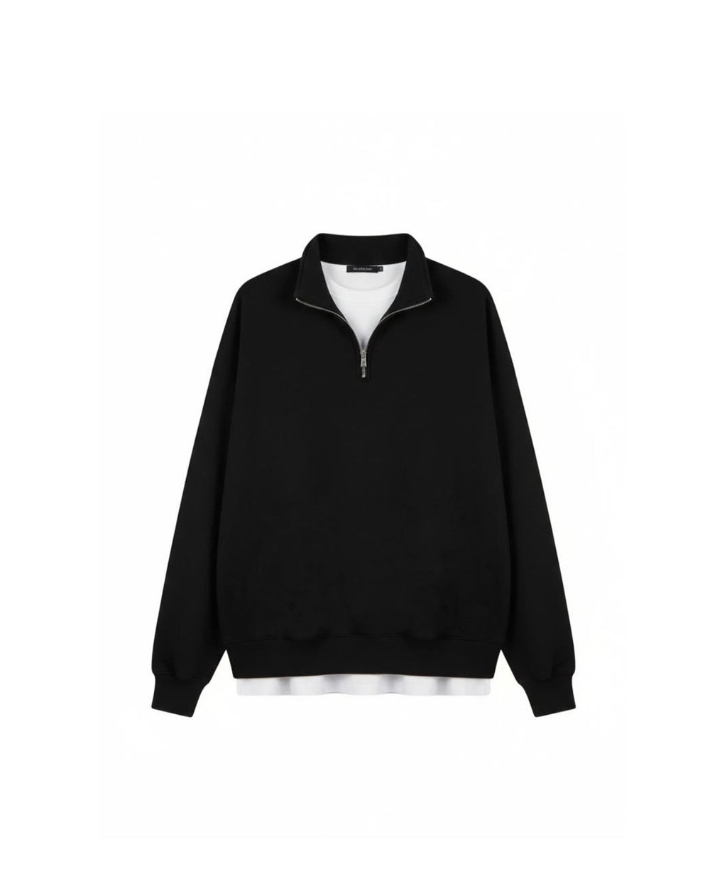 BASIC QUARTER-ZIP SWEATSHIRT